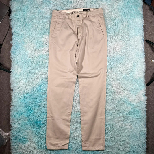 Beige A.P.C Chino Trousers - XS