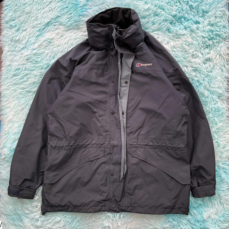 Grey Berghaus Gore-tex Windbreaker Jacket - Large