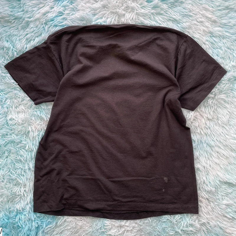 Vintage 90s Black Walking Club Graphic T Shirt - XL