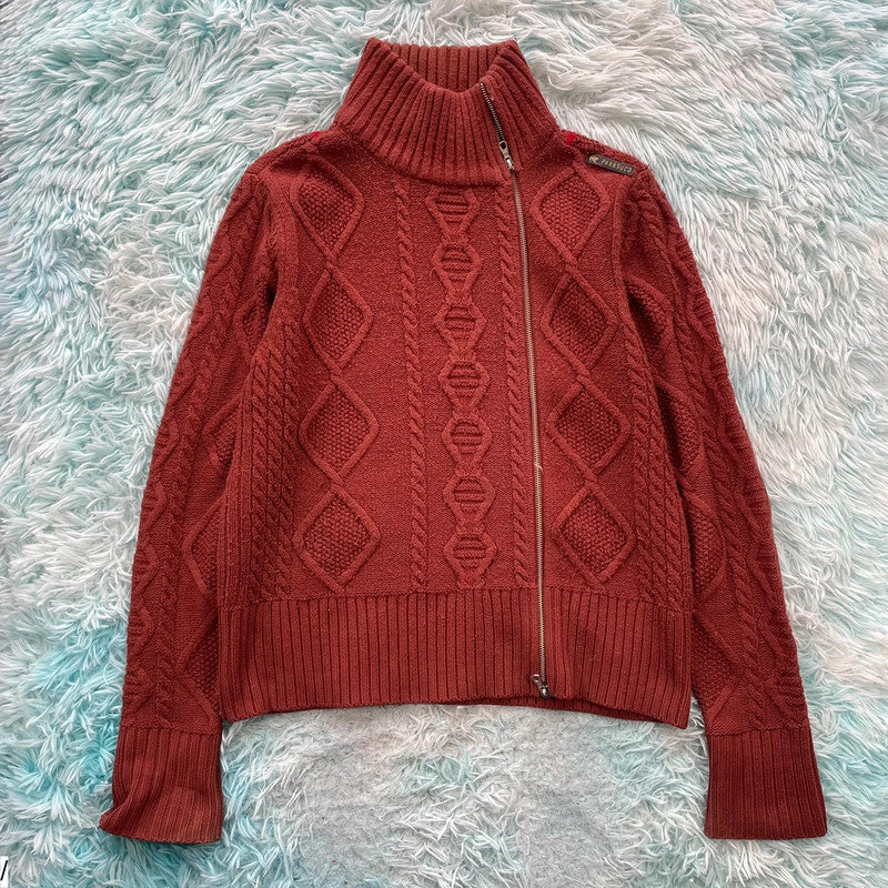 Vintage Red Parasuco Knitted Jumper - Small