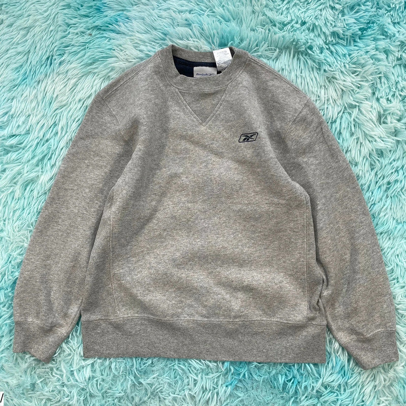 Vintage 00s Grey Reebok Sweatshirt - Size 10