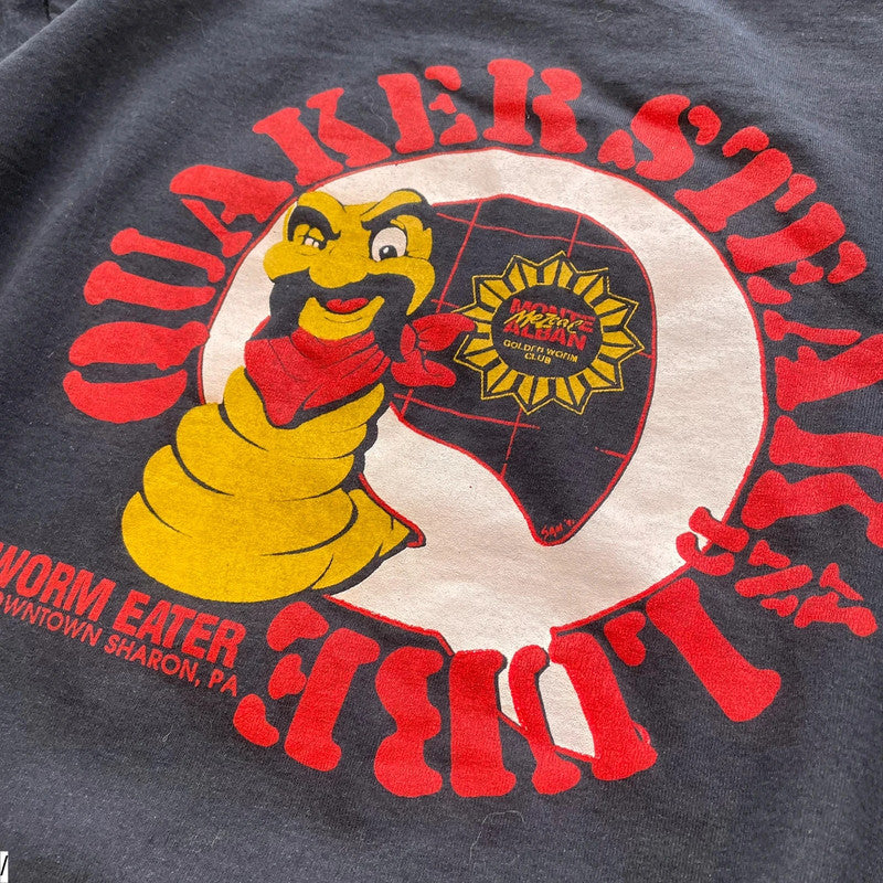 Vintage 90s Black Funny Bar Graphic T Shirt - XL