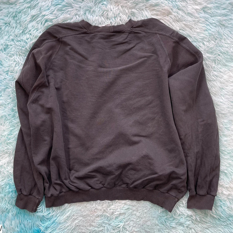 Vintage 90s Black Nike Oversized Baggy Sweatshirt - XL