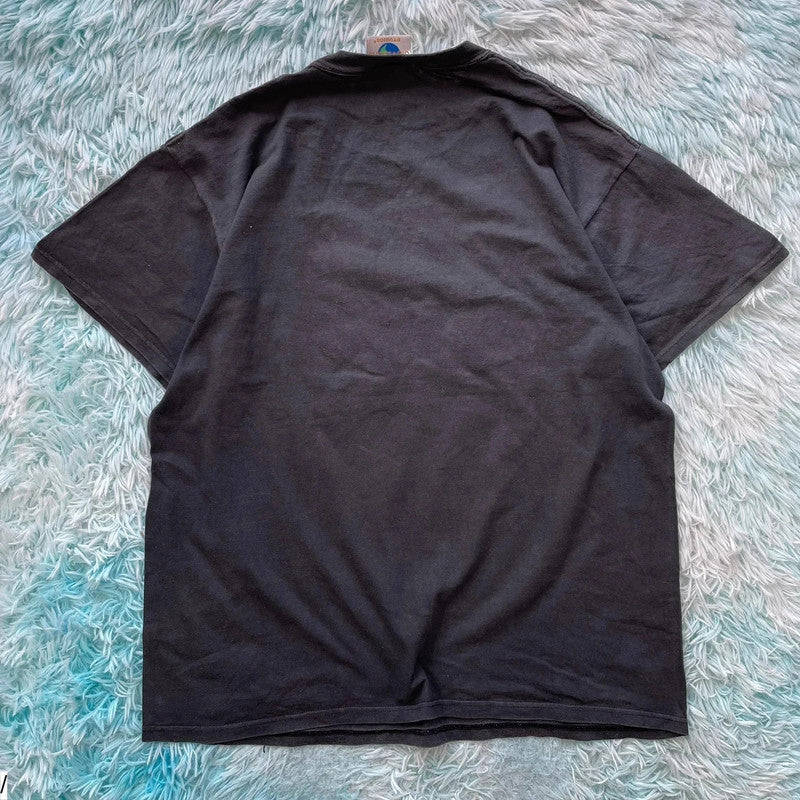 Vintage 90s Black Kongfrontation Ride Universal Studios T Shirt - XL