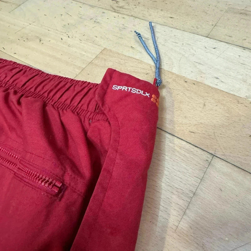 Vintage Red Nike Tracksuit Bottoms TN - XL