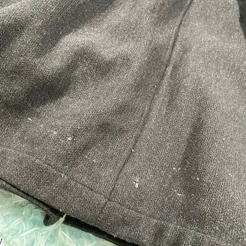 Vintage Black Marlboro Classic Wool Coat - XL