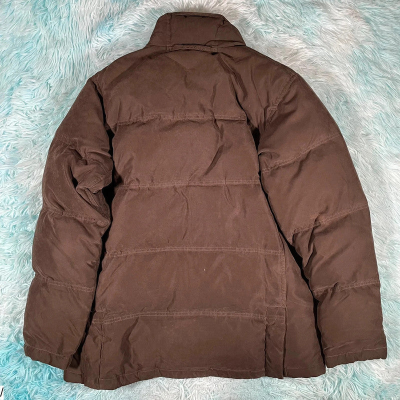 Brown Musto Puffer Jacket Duck Down Feather - Size 12