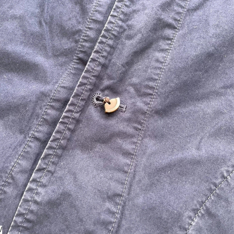 Navy Manual Alphabet Jacket Knee Length - Large