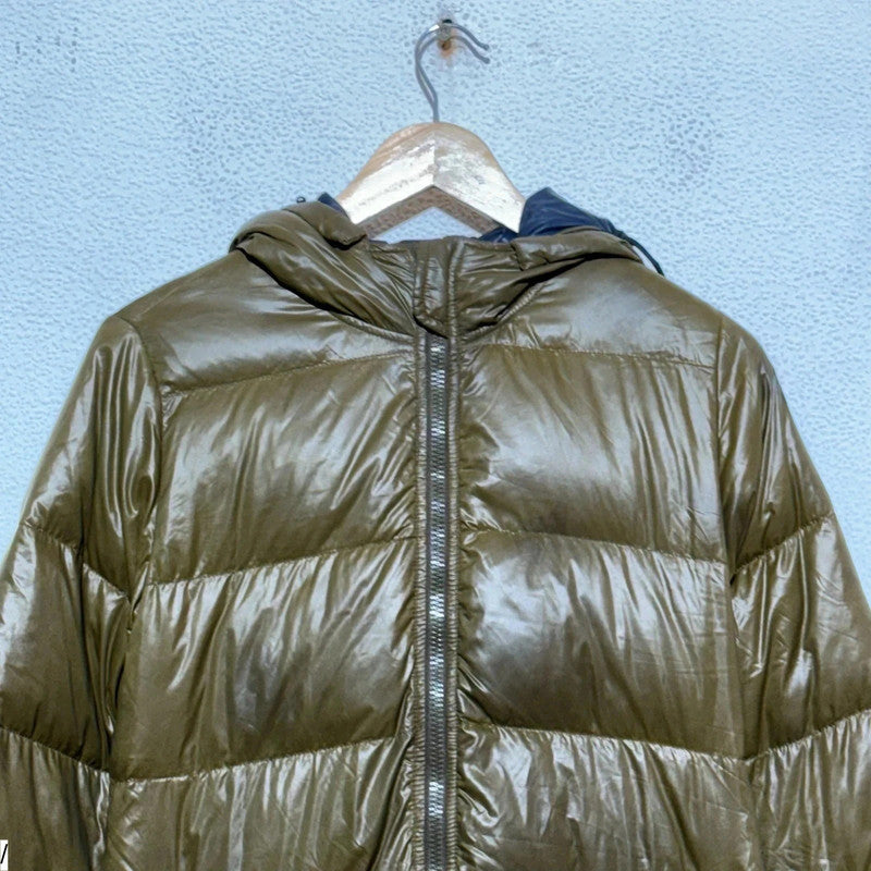 Khaki Duvetica Puffer Jacket Goose Down - Large