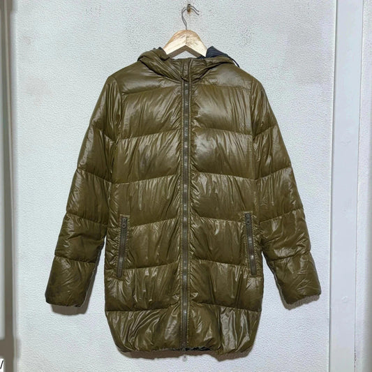Khaki Duvetica Puffer Jacket Goose Down - Large