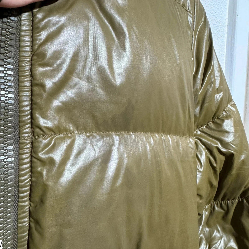 Khaki Duvetica Puffer Jacket Goose Down - Large