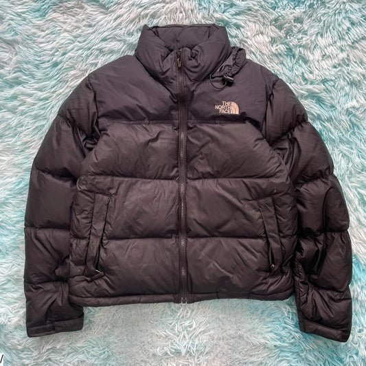 Black The North Face Nupste Puffer Jacket - Womens Medium