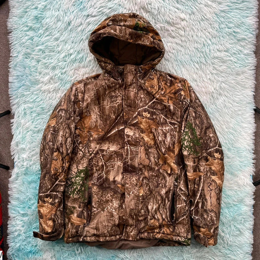 Vintage Columbia x Real Tree Camo Puffer Jacket - Medium