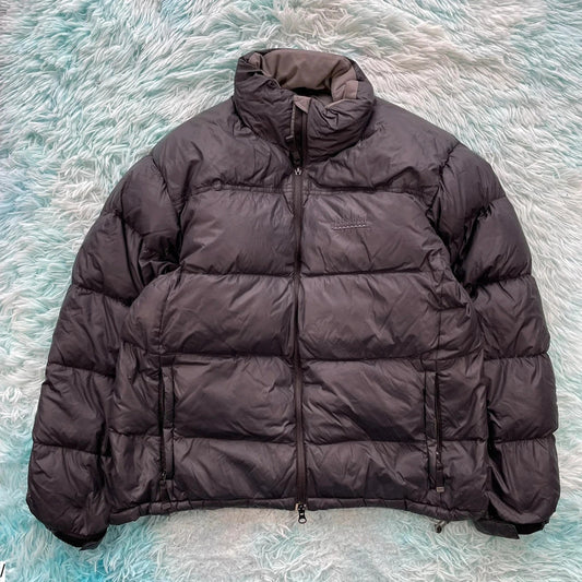Black Kathmandu Puffer Jacket Down Fill - Small