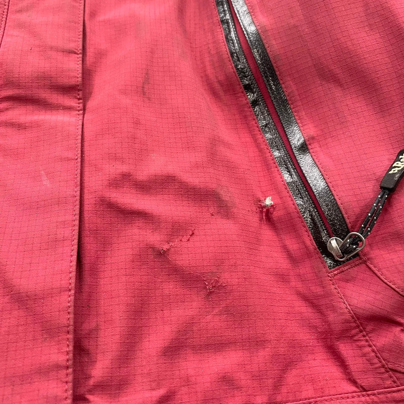 Red Rab Windbreaker Jacket Raincoat - Size 10