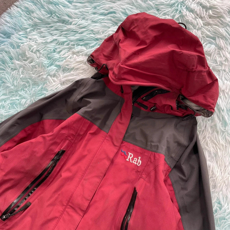 Red Rab Windbreaker Jacket Raincoat - Size 10
