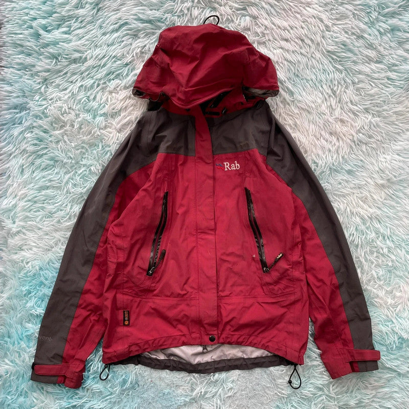 Red Rab Windbreaker Jacket Raincoat - Size 10