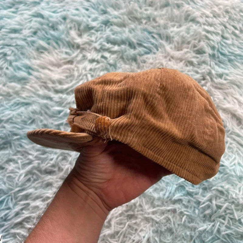 Vintage 80s Beige JS Wilson Worker Cap