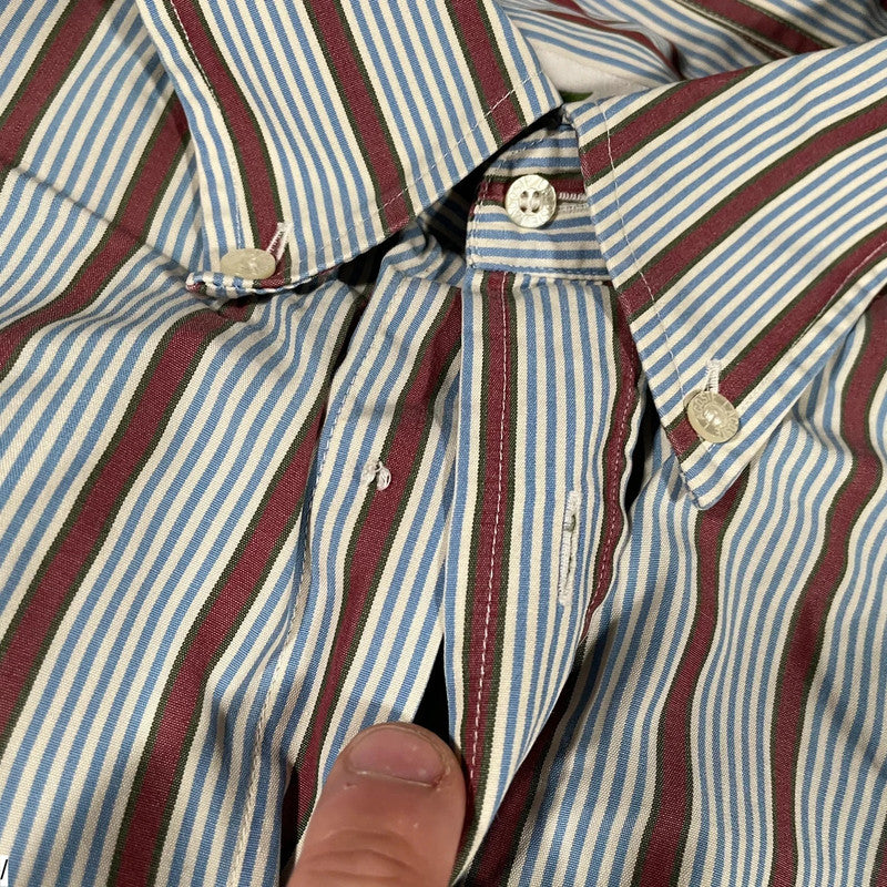 Vintage Lilac Striped Lacoste Shirt - XXL