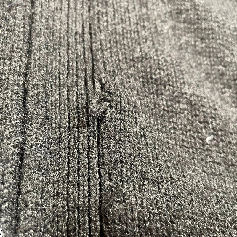 Dark Grey Patagonia Knitted Jumper Full Zip - XL