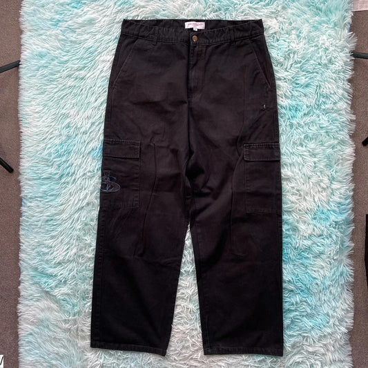 Black Yardsale Cargo Trousers - Medium