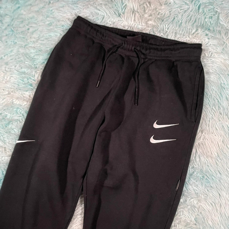 Black Nike Joggers Jogging Bottoms - large