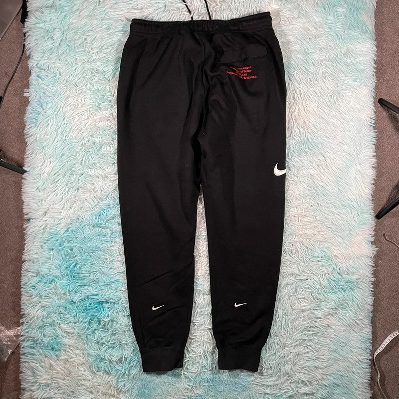 Black Nike Joggers Jogging Bottoms - large