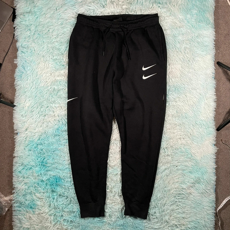 Black Nike Joggers Jogging Bottoms - large