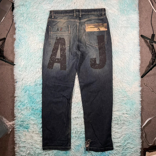Vintage Emporio Armani Jeans Baggy Fit - W36 L32