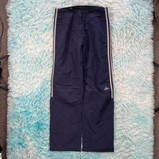 Vintage 90s Navy Adidas Tracksuit Bottoms - Size 10