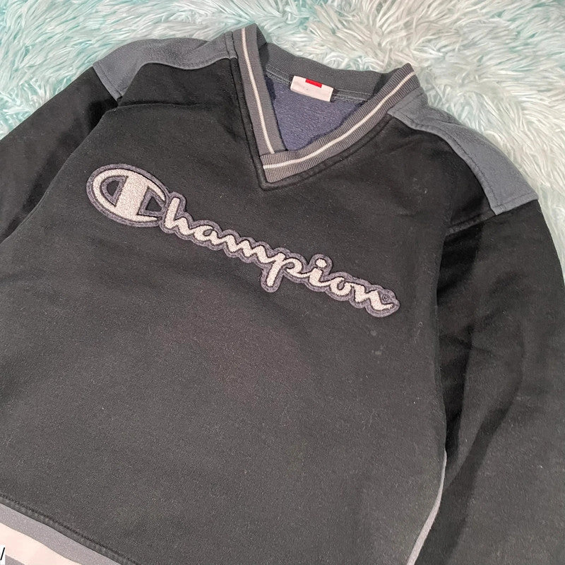Vintage 90s Black Champion Sweatshirt - XS