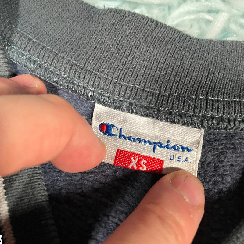 Vintage 90s Black Champion Sweatshirt - XS