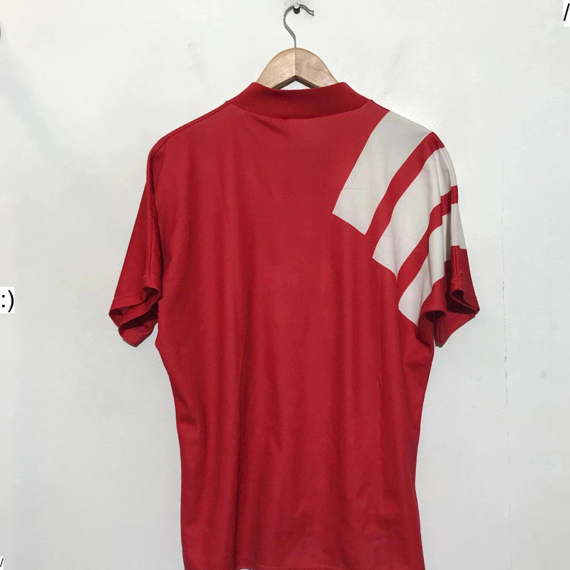Vintage 1991-1992 Liverpool Shirt Adidas Candy Home Kit - Medium