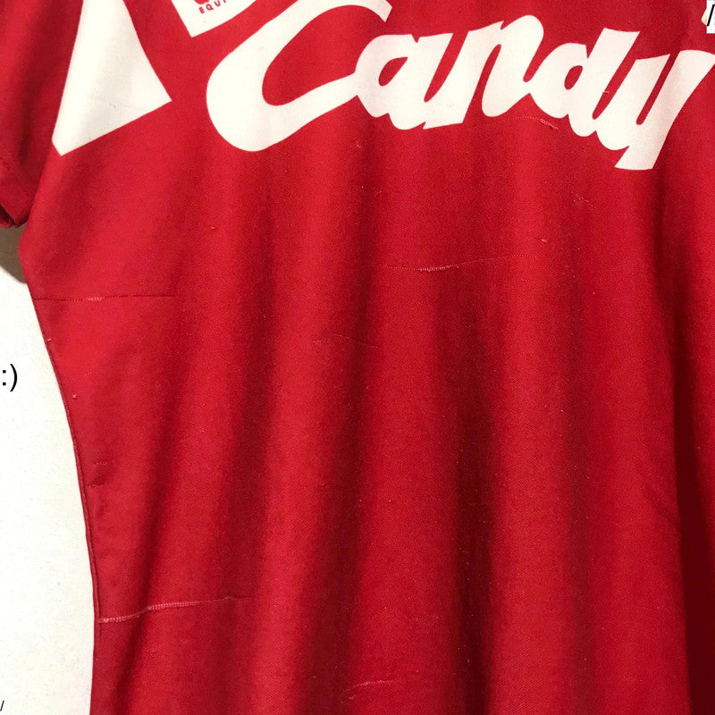 Vintage 1991-1992 Liverpool Shirt Adidas Candy Home Kit - Medium