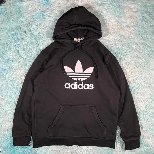 Black Adidas Hoodie - Medium
