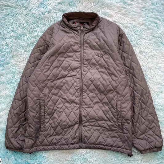 Grey Alpine North Puffer Jacket - XL