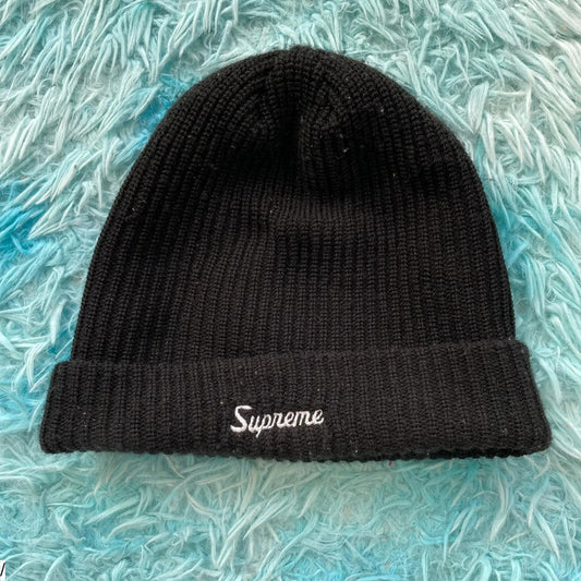 Black Supreme Beanie