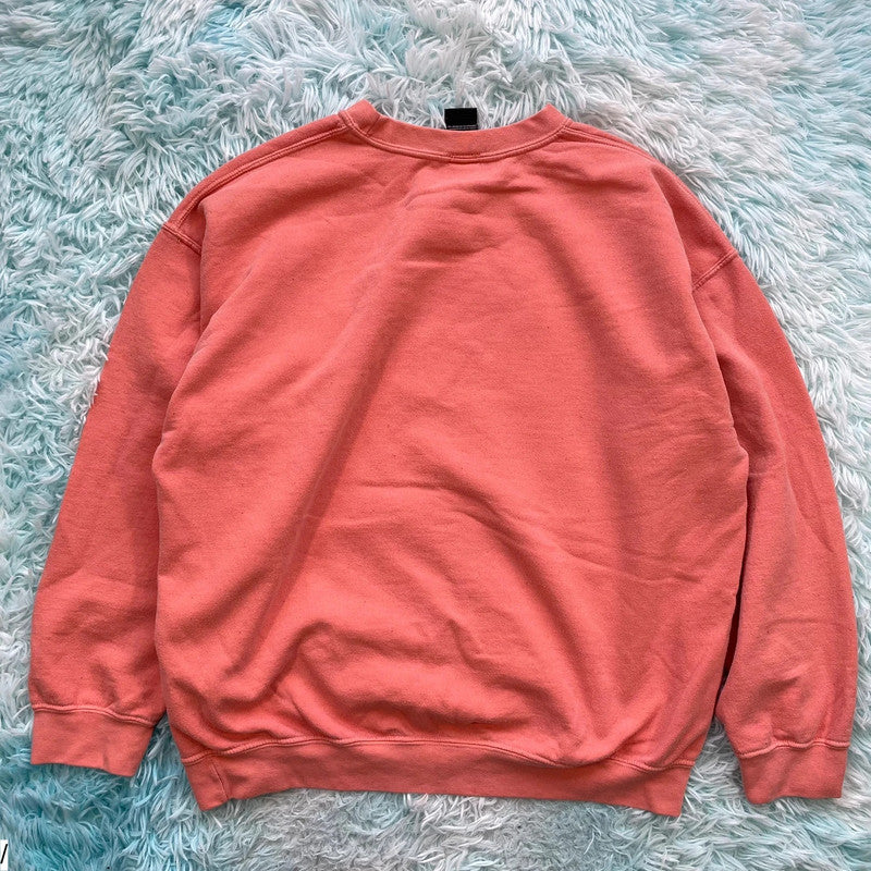 Peach Orange iets frans Sweatshirt Urban Outfitters - Medium