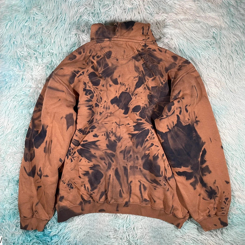 Vintage 00s Bleach-Dyed Nike Hoodie - Large