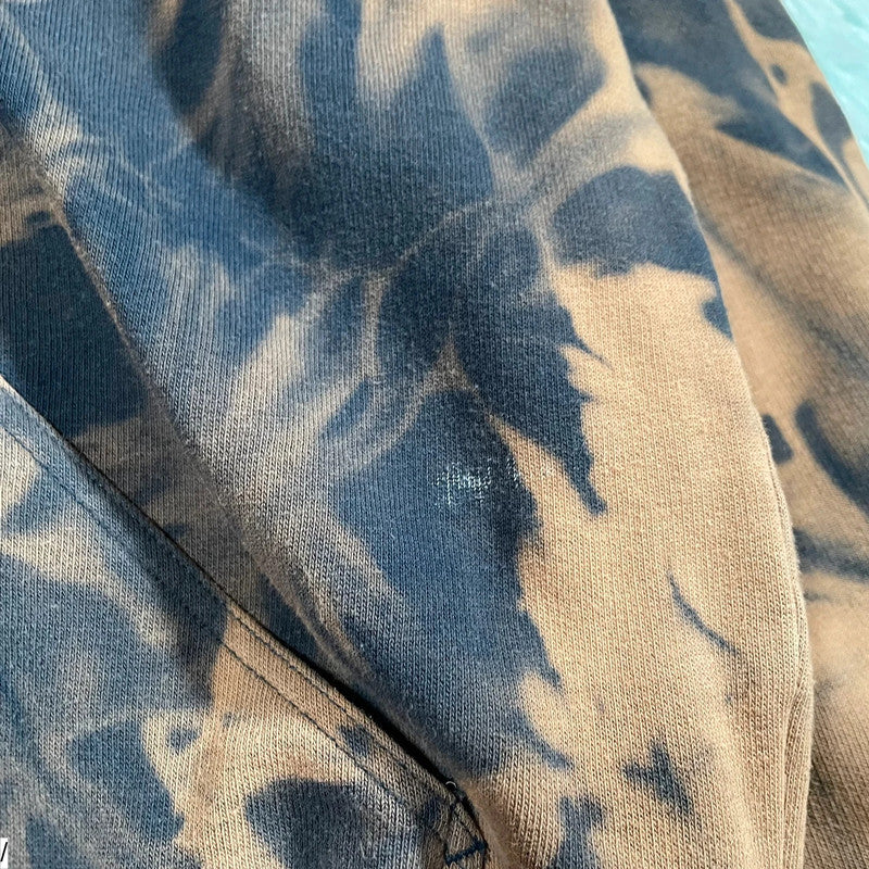 Vintage 00s Bleach-Dyed Nike Hoodie - Large