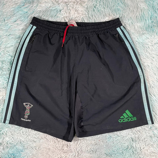 Black Adidas Harlequins Shorts Adidas - XL