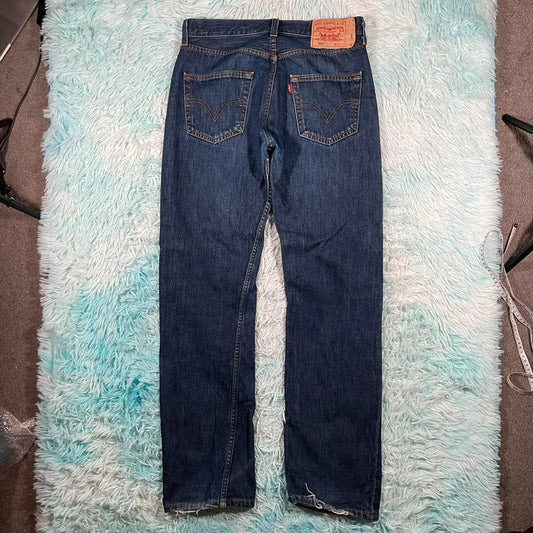 Blue Levi’s Jeans 501 Jeans Straight Leg - W32 L34