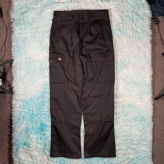 Black Dickies Cargo Trousers - 30W 32L