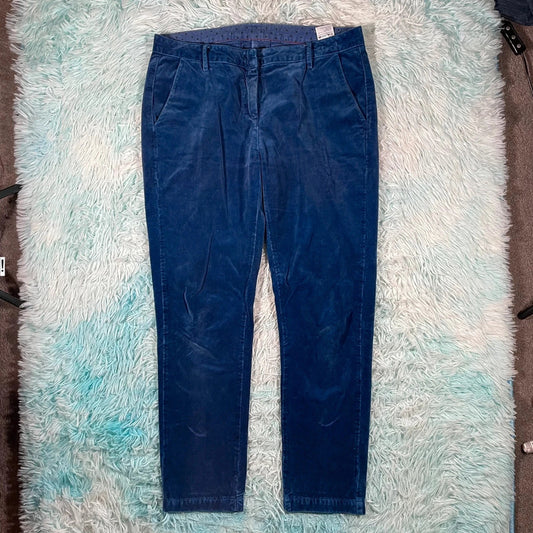 Blue Velvet Massimo Alba Trousers - 34W 32L