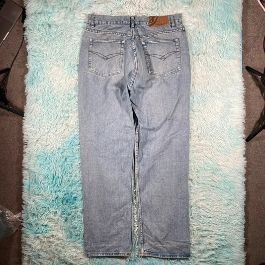 Vintage 00s Indigo System Baggy Jeans - W36 L33