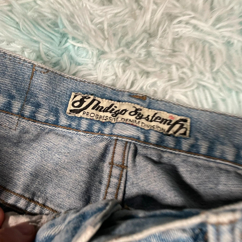 Vintage 00s Indigo System Baggy Jeans - W36 L33
