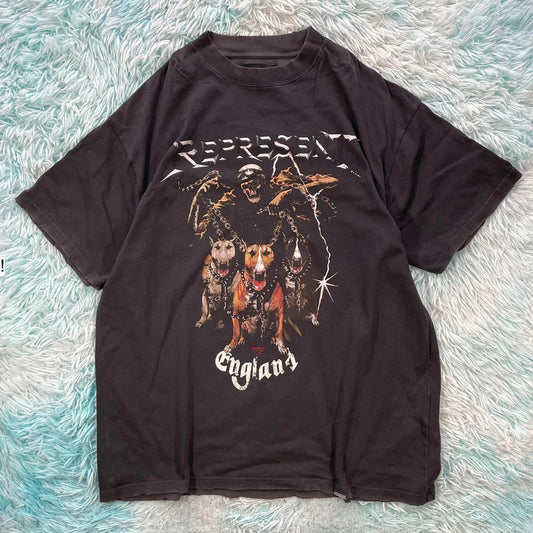 Black Represent Graphic T Shirt - Large