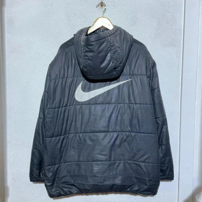 Black Nike Puffer Jacket Coat Swoosh - XXL