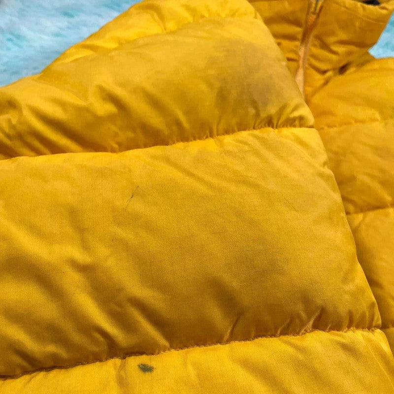 Vintage 90s Yellow & Navy Reversible Helly Hansen Puffer Jacket - Large
