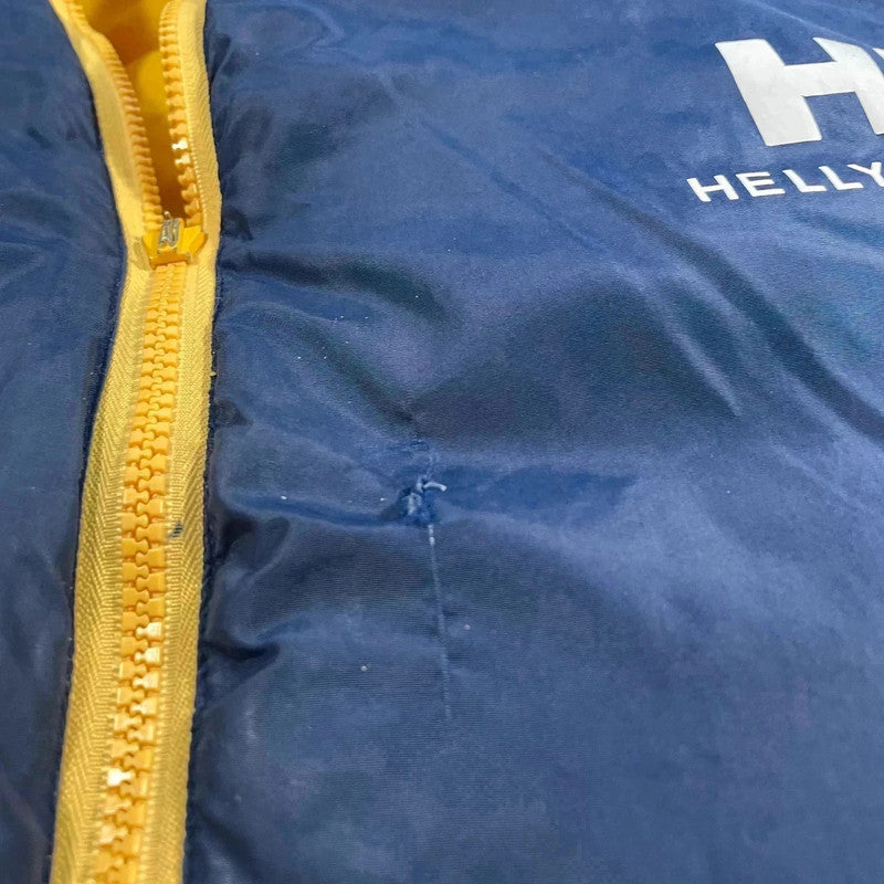Vintage 90s Yellow & Navy Reversible Helly Hansen Puffer Jacket - Large